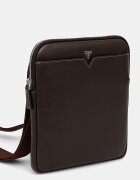 GUESS Кожена чанта през рамо FIRENZE в кафяво HMFITC P5123