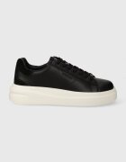 GUESS Кожени маратонки ELBINA в черно FLPVIB SUE12 FLJELB LEA12