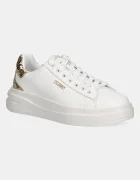 GUESS Кожени маратонки ELBINA10 в бяло FLFE10 ELE12