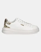 GUESS Кожени маратонки ELBINA10 в бяло FLFE10 ELE12