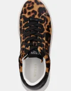 GUESS Кожени маратонки ELBINA8 в кафяво FLTEL8 LEA12