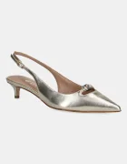 GUESS Кожени обувки с дебел ток JESSAH