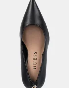 GUESS Кожени обувки с тънък ток PRINDY в черно FLFPRN LEA08
