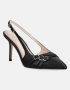 GUESS Кожени обувки с тънък ток SLING BACK BUCKLE S