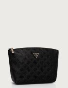 GUESS козметична чанта дамска от имитация на кожа LENWOOD черна TWDP21 02965