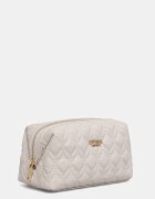 GUESS козметична чанта дамска от имитация на кожа MAXINE бежова PW7578 P6390