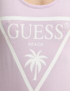 GUESS лятна рокля от памук виолетова с щампа E3GP03 JA914