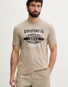 GUESS мъжка тениска от памук IGINIO бежова Z6GI11 K2861