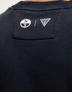 GUESS мъжки памучен суичър x North Sails тъмносиня M6GQ26 K3490