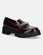 GUESS Мокасини ALMER в червено с платформа FLPALR ELE14