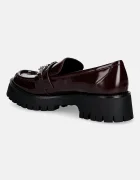 GUESS Мокасини ALMER в червено с платформа FLPALR ELE14