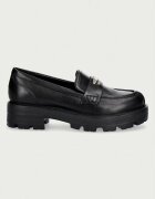 GUESS мокасини дамски от кожа YAMINA черни FLFYAM LEA14