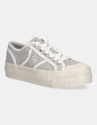 GUESS Ниски кецове ISSAH в бежово FLPISS FAL12