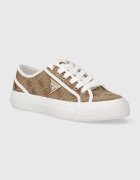 GUESS Ниски кецове JELEXA в кафяво FLGJEA FAL12