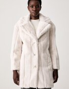 GUESS палто от еко пух дамско SOPHY бежово W6BL19 W3752