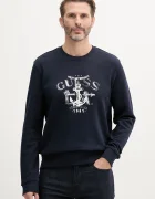 GUESS Памучен суичър