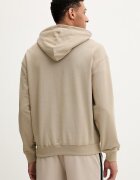 GUESS Памучен суичър KELE мъжки в зелено с качулка с апликация Z6RQ05 K9YI1