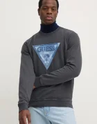 GUESS Памучен суичър TRIANGLE