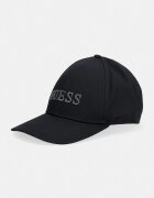 GUESS Памучна шапка с козирка в черно AW5474 COT01