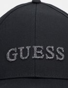 GUESS Памучна шапка с козирка в черно AW5474 COT01