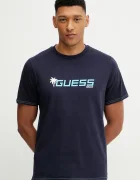 GUESS Памучна тениска