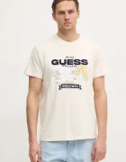 GUESS Памучна тениска