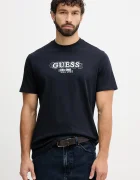 GUESS Памучна тениска
