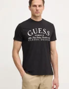 GUESS Памучна тениска