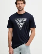 GUESS Памучна тениска