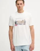 GUESS Памучна тениска