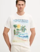 GUESS Памучна тениска