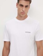GUESS Памучна тениска (3 броя) в бяло с принт U4YG52 KCAM1