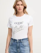 GUESS Памучна тениска