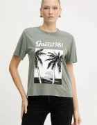 GUESS Памучна тениска
