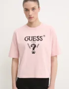 GUESS Памучна тениска AURLIE