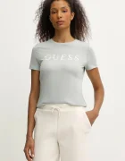 GUESS Памучна тениска CLELIA