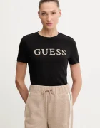 GUESS Памучна тениска CLELIA