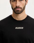 GUESS Памучна тениска COCHISE в черно с апликация Z6RI00 I3Z14