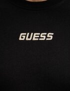 GUESS Памучна тениска COCHISE в черно с апликация Z6RI00 I3Z14