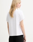 GUESS Памучна тениска дамска в бяло W6RI28 I3Z14