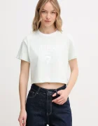 GUESS Памучна тениска FILANTA