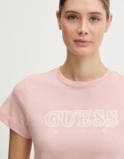 GUESS Памучна тениска KETTY дамска в розово V6RI10 I3Z14