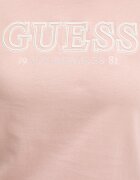 GUESS Памучна тениска KETTY дамска в розово V6RI10 I3Z14