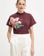 GUESS Памучна тениска LILY