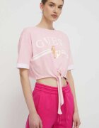 GUESS Памучна тениска MYLAH