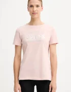 GUESS Памучна тениска NINA