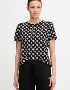 GUESS Памучна тениска PEONY