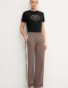 GUESS Памучна тениска ROSALBA дамска в черно V6RI04 K8FQ4