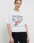 GUESS Памучна тениска ZOEY