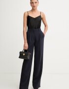 GUESS панталон дамски THEOLINE тъмносин с висока талия W5YB08 WGHC2